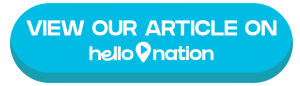 A bright blue oval button with white text that reads, VIEW OUR ARTICLE ON hello nation, where hello nation features a location pin icon for the letter o, highlighting top tips on auto repair Northglenn CO.